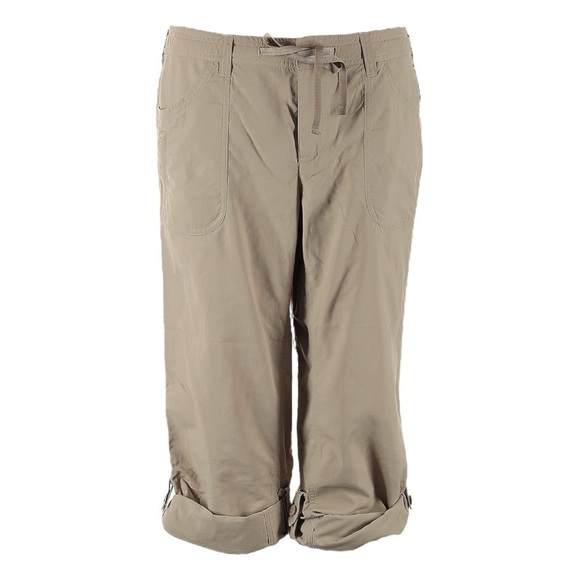 The North Face Horizon Tempest Convertible Khaki Dune Beige Pants Size 16 NWT - Picture 1 of 15